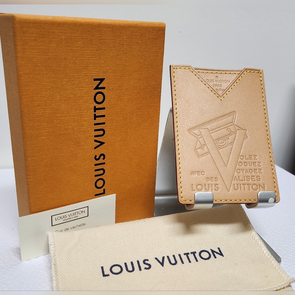 LOUIS VUITTON Voyagez Leather Limited Ed Card Holder COLLECTORS ITEM!!! - Picture 3 of 13